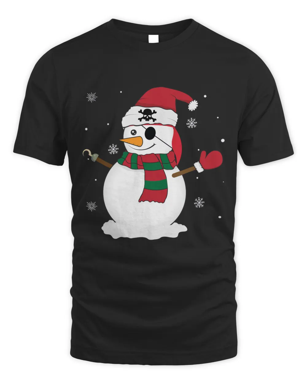 Pirate Snowman Christmas Funny Family Xmas Outfit