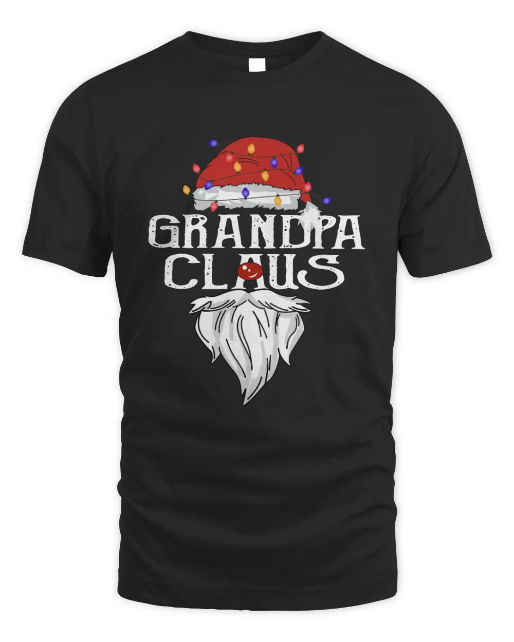 Santa Claus Grandpa Claus Merry Christmas Light Sweatshirt