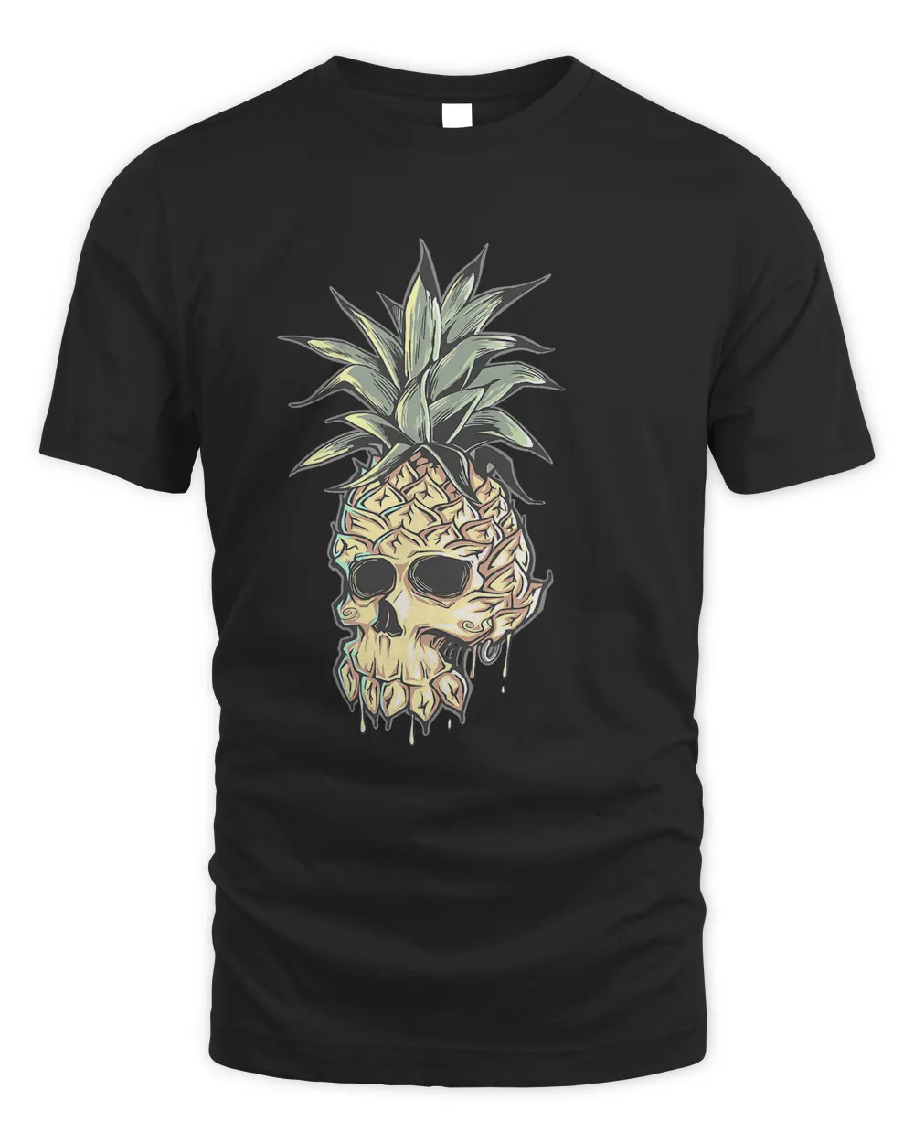 Pineapple Skeleton Goth Bone Head Tropical Fruit 64