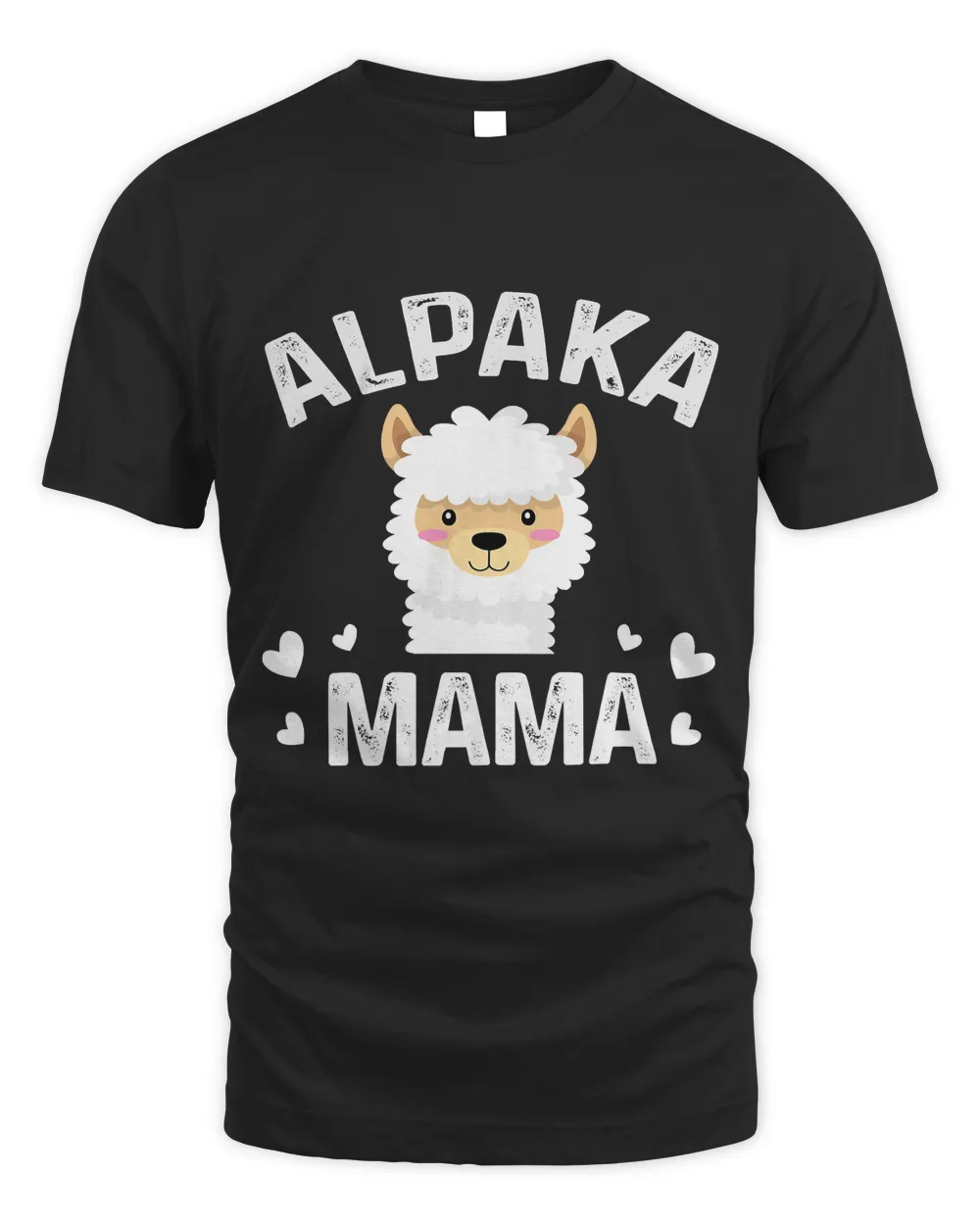 Alpaca Mama Lama Gift 49 Unisex Standard T-Shirt black s
