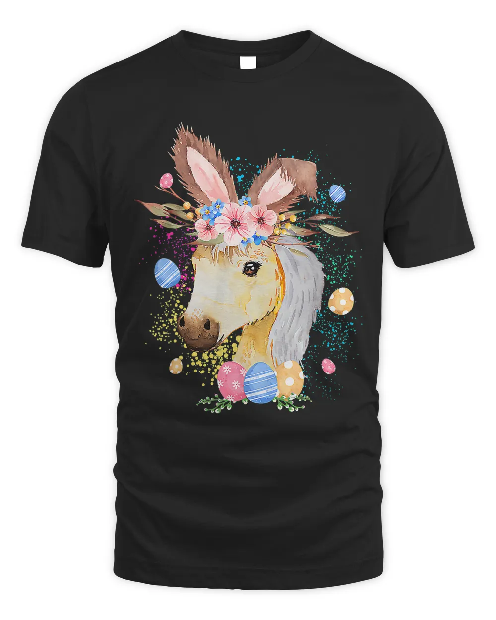 Happy Easter Bunny Horse funny Rabbit for Men Women Kids