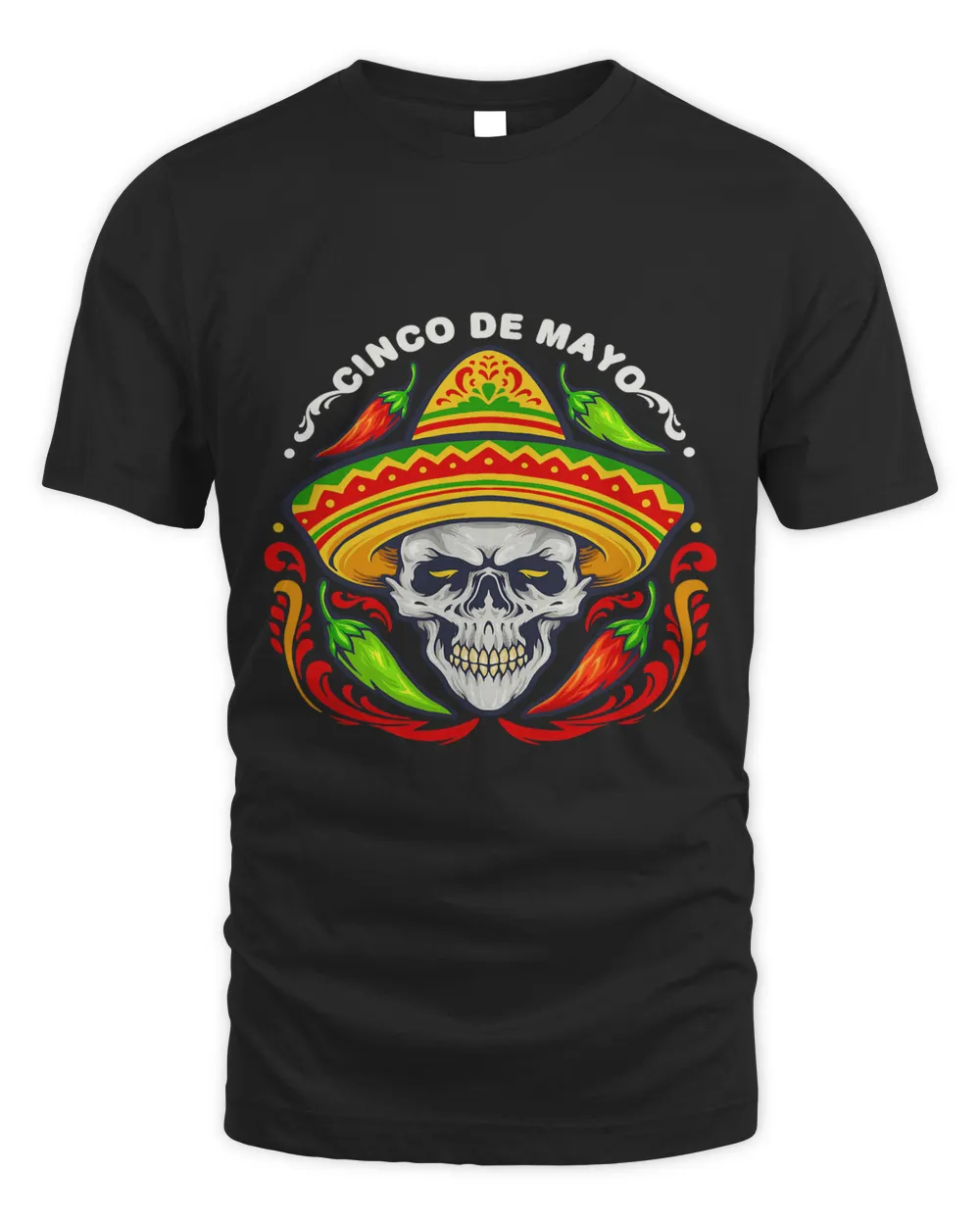 5 De Mayo Mexican Sugar Skull Cinco De Mayo Skull