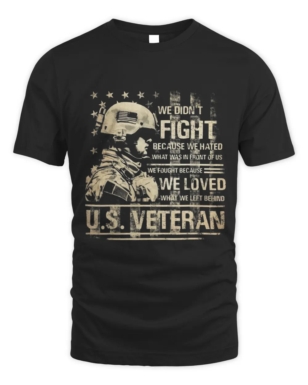 We Dont Fight Because We Hate What Was In Front Of Us We Unisex Standard T-Shirt black s