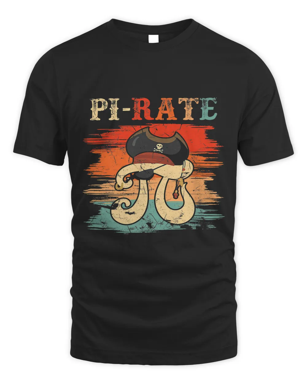 PiRate Pi Day Mathematician Math Geek Pirate Lover 31 Unisex Standard T-Shirt black s