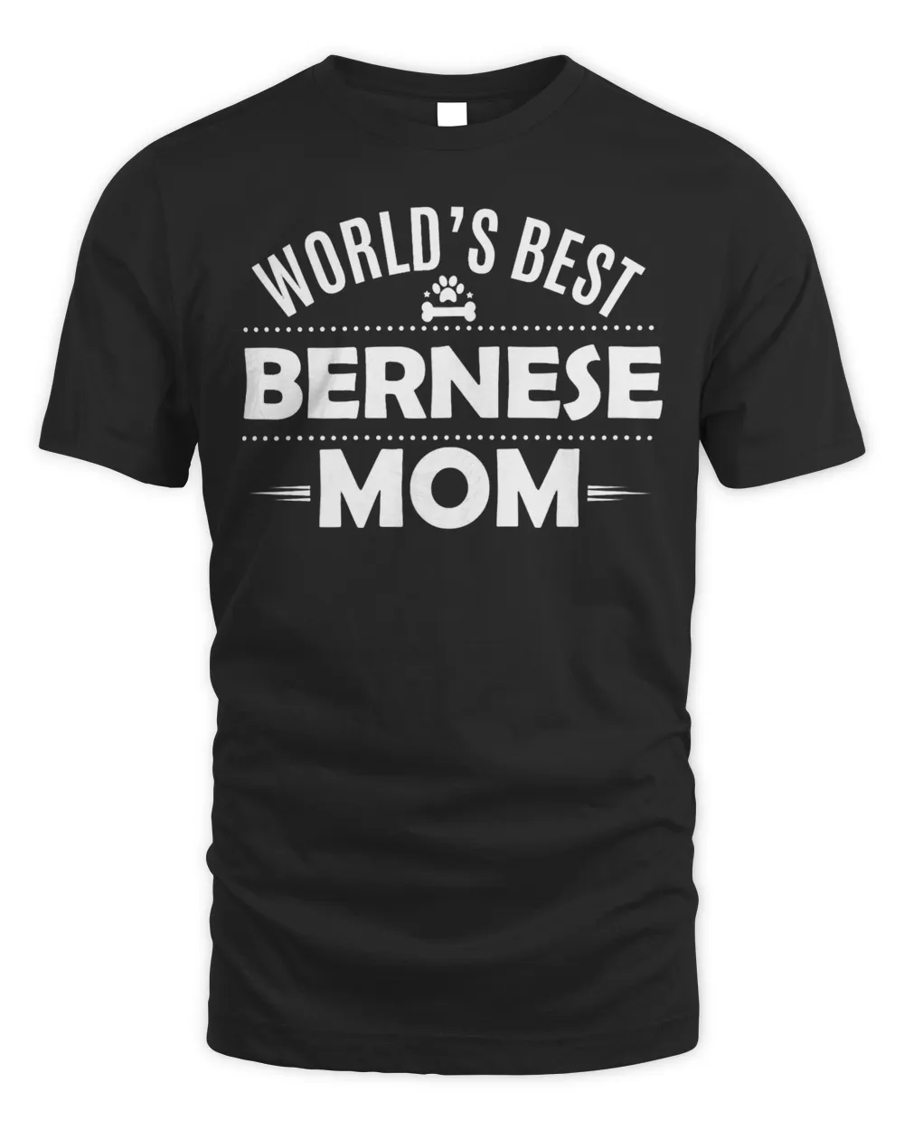 Womens World's Best Bernese Mom T Shirt - Bernese Mountain Dog Tee