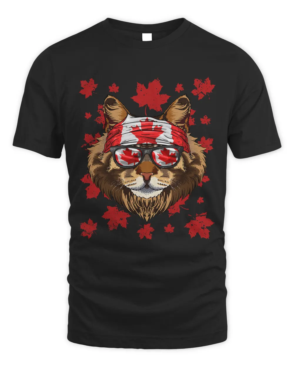 Canadian Maine Coon Patriotic Canada Flag Maple Leaf Pride