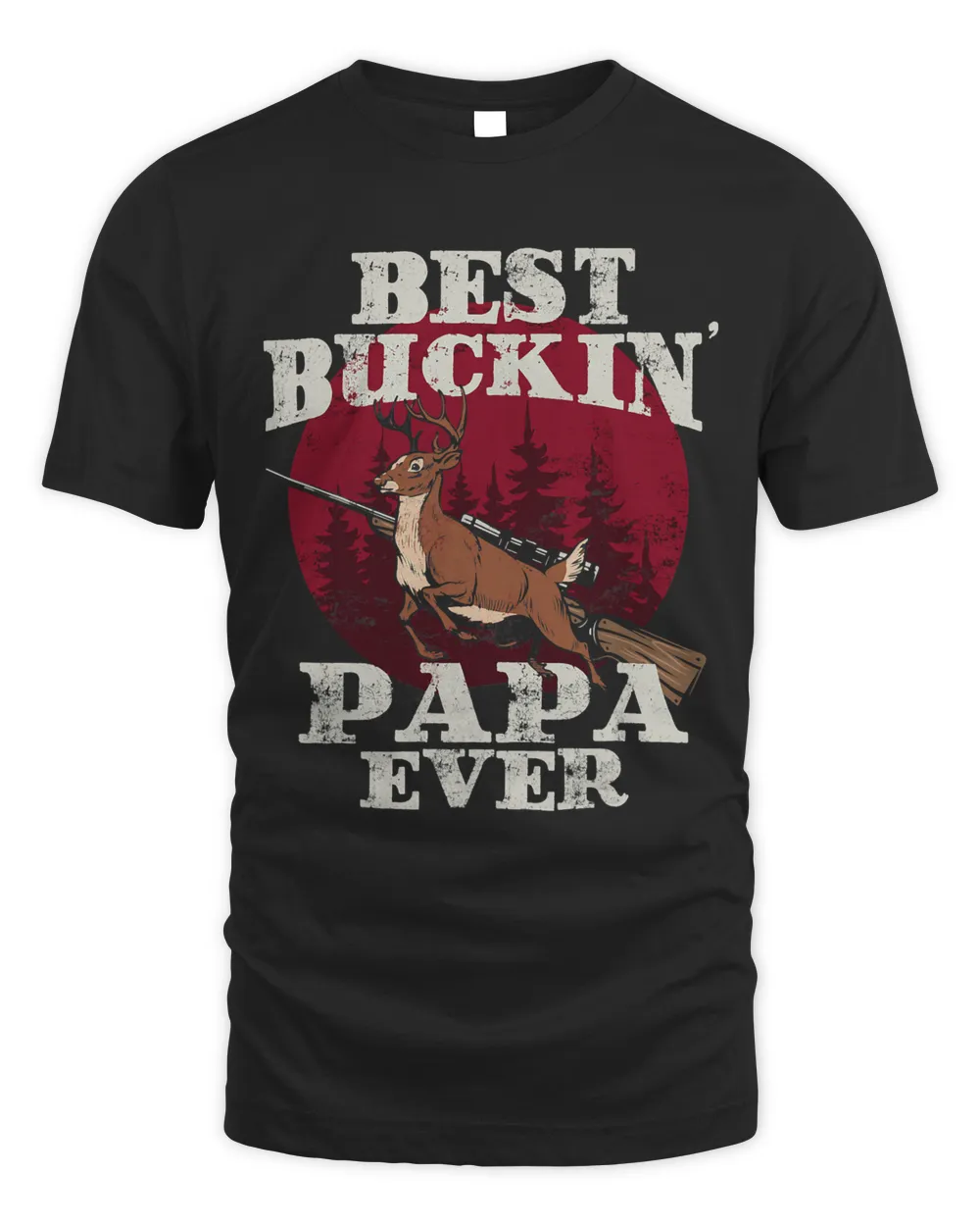 Best Buckin Papa Best Papa Ever Gifts Funny Deer Hunter 2