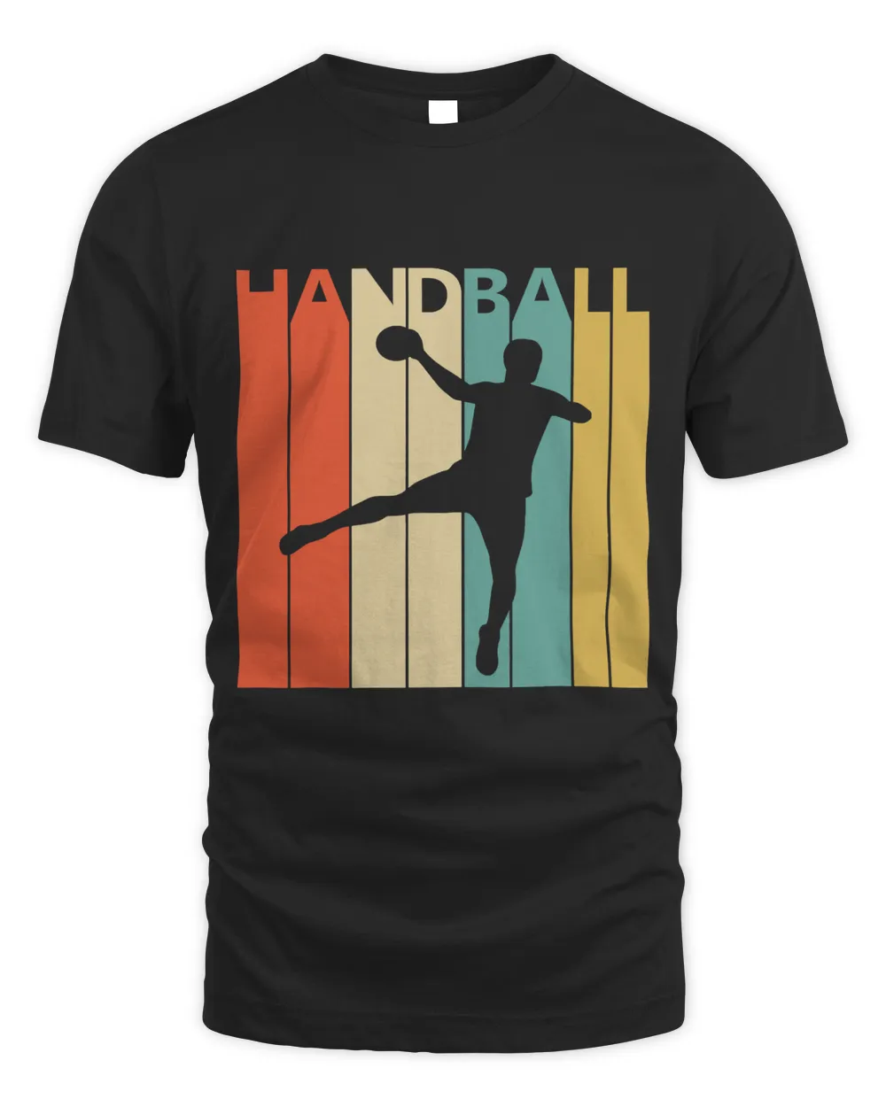 Retro 1980s Handball Player