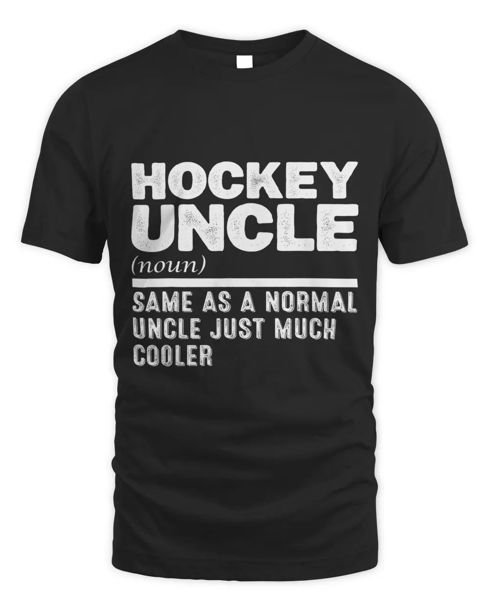 Hockey Uncle Definition Funny ice hockey Player Fan Men