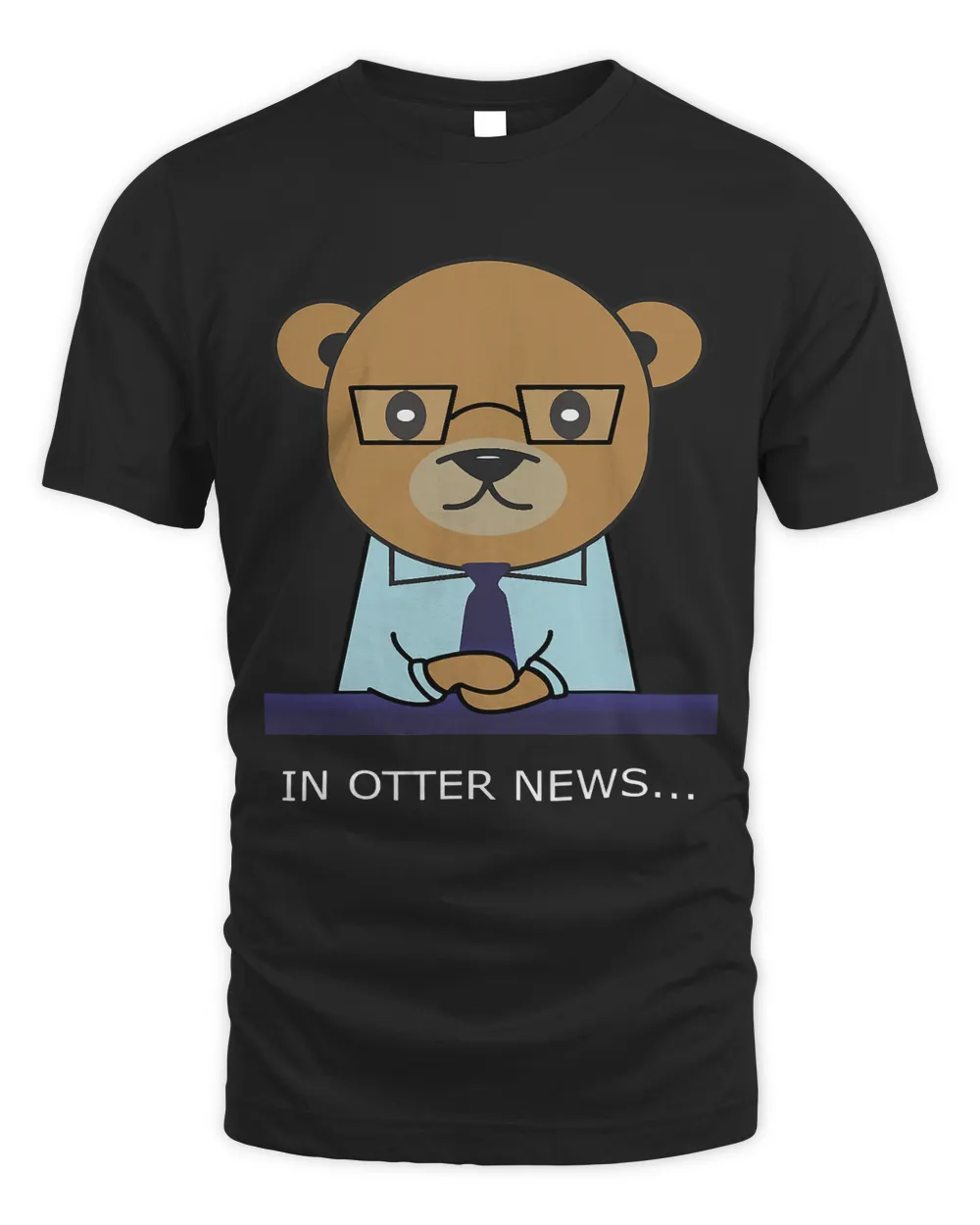 In Otter News Awesome Otter Lovers Funny News Reporter Otter