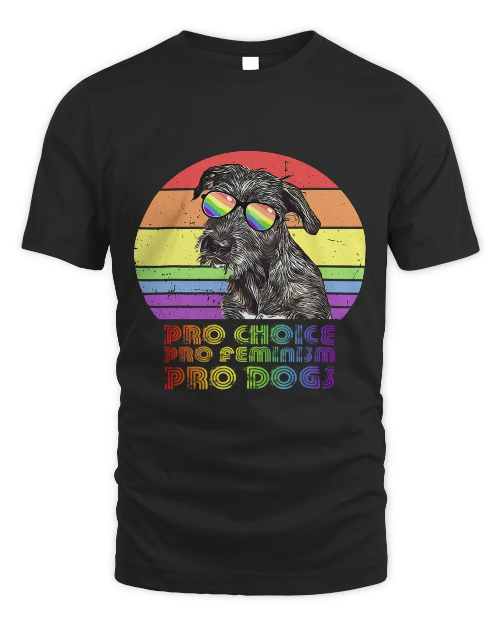 Irish Wolfhound Pro Choice Pro Feminism Pro Dogs LGBTQ