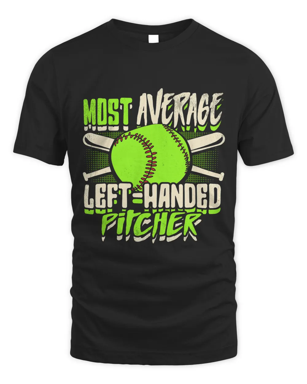 Funny Most Average LeftHanded Pitcher Softball Player