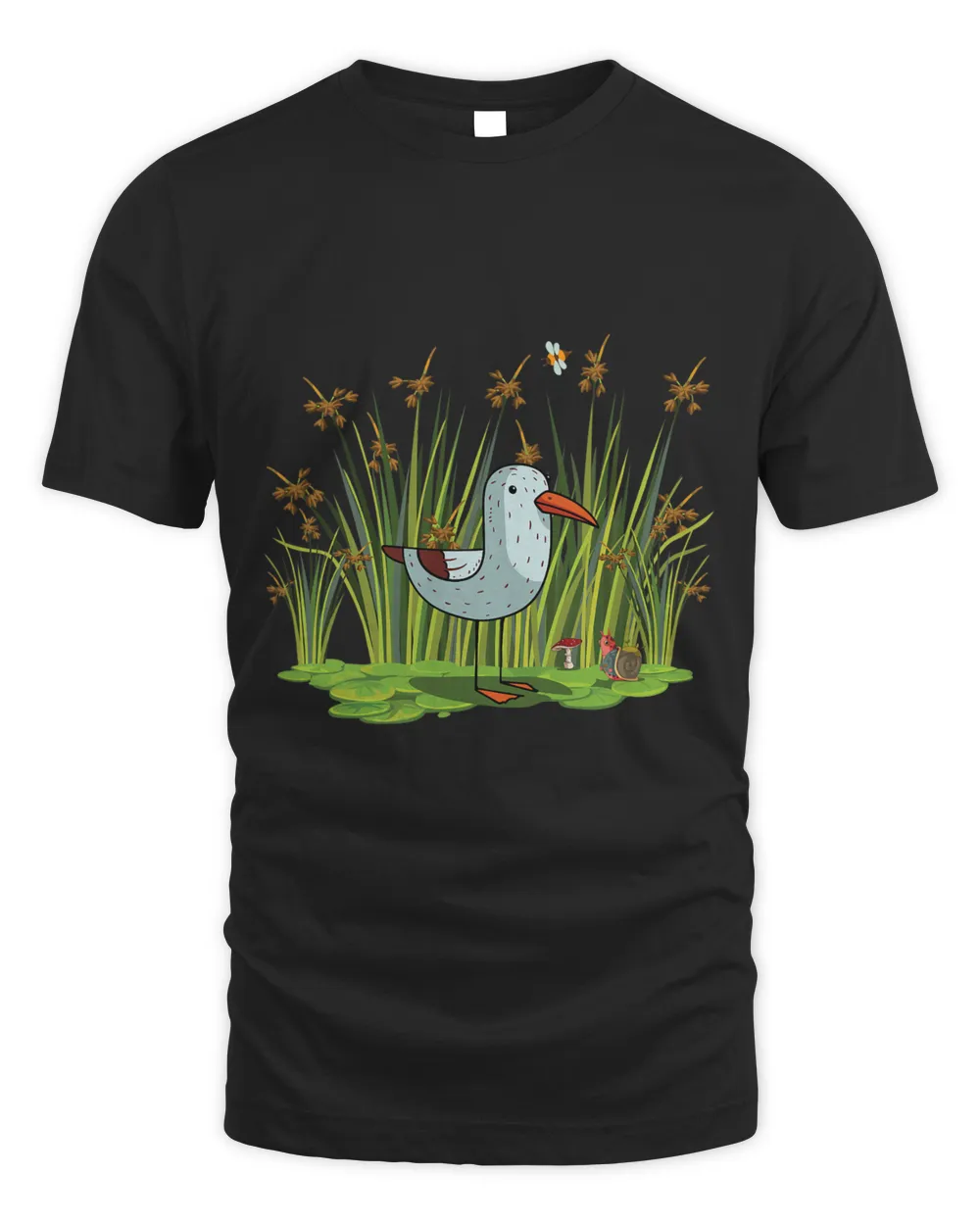 Cottagecore Swamp Bird Relaxing in Countrycore Aesthetic