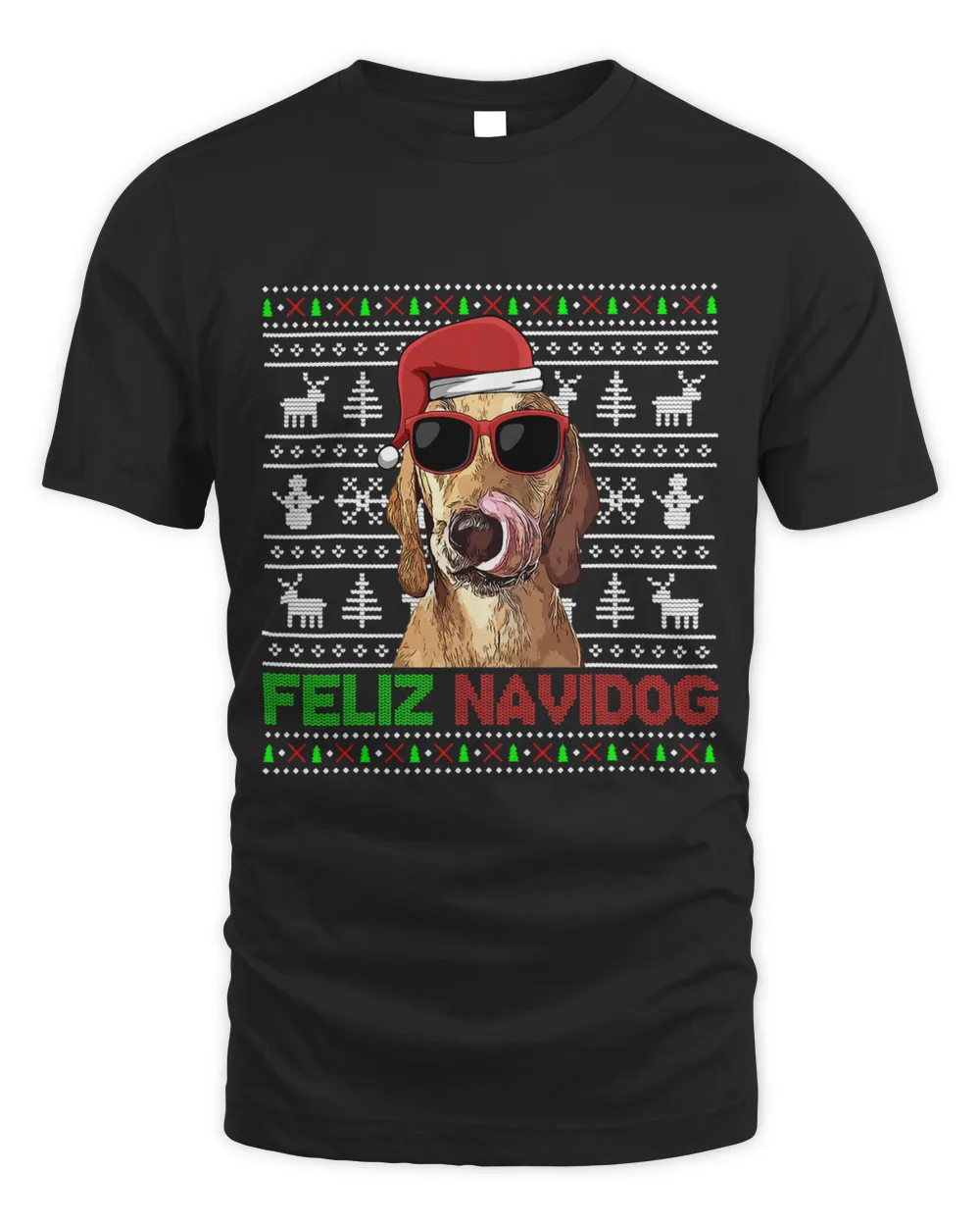 Azawakh Dog Feliz Navidog Funny Christmas