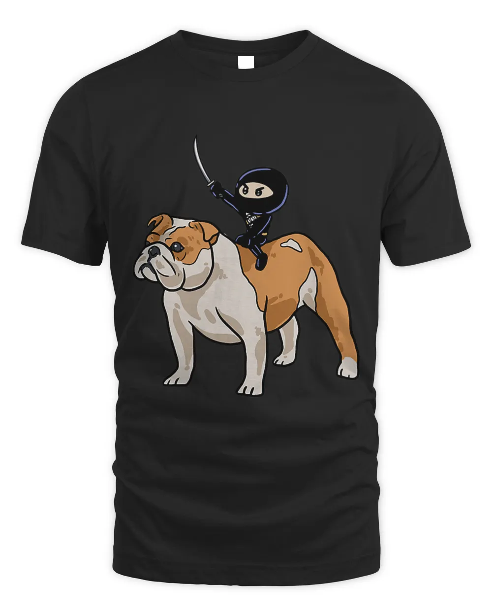 American Bulldog Dog Tomo Ninja Riding Fantasy Anime