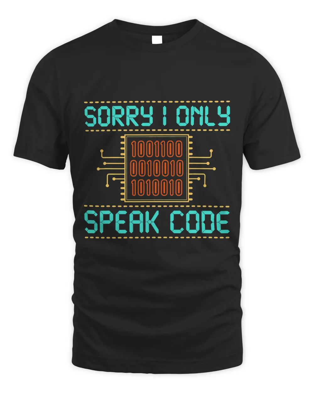 Developer Code Software Engineer Programmer Nerd Computer 2 Unisex Standard T-Shirt black s