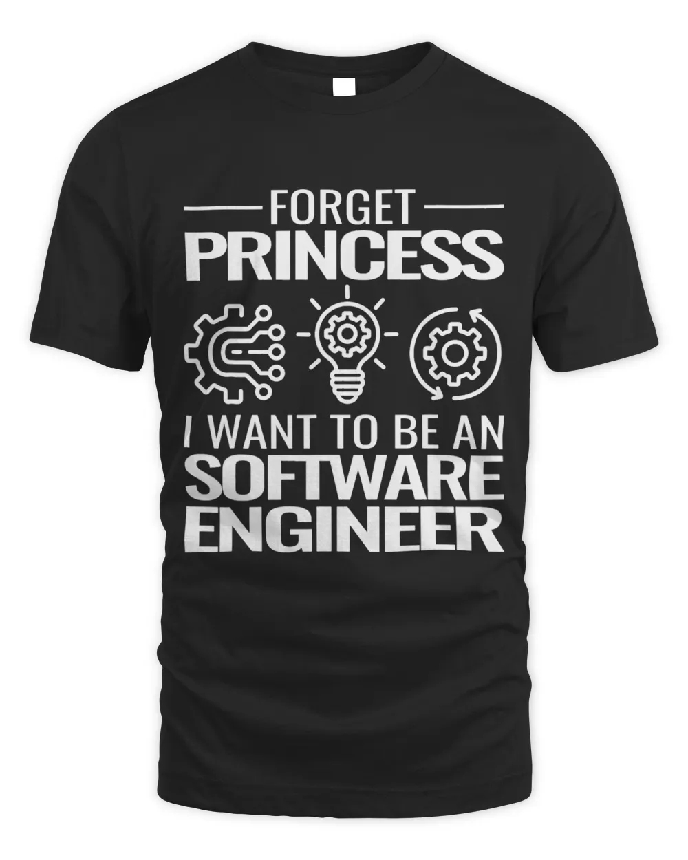 developer software engineer and software engineering Unisex Standard T-Shirt black s