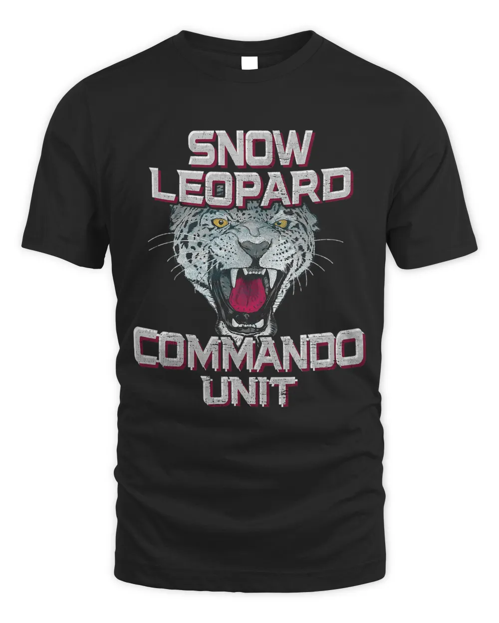 Chinese Special Force SWAT Army Snow Leopard Commando Unisex Standard T-Shirt black s