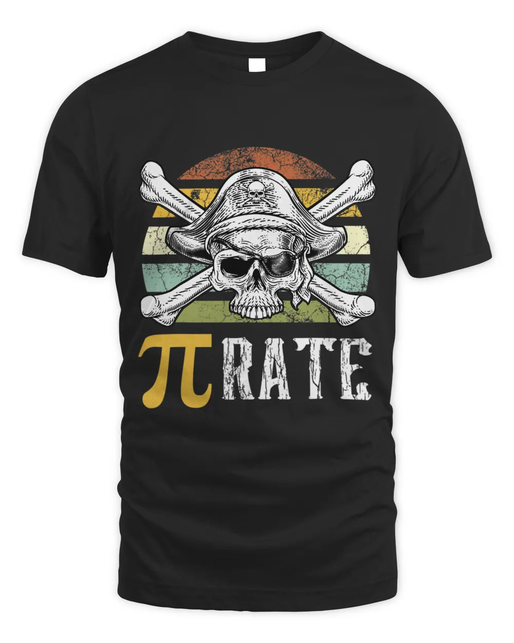 PiRate Pi Day Mathematician Math Geek Pirate Lover 32 Unisex Standard T-Shirt black s