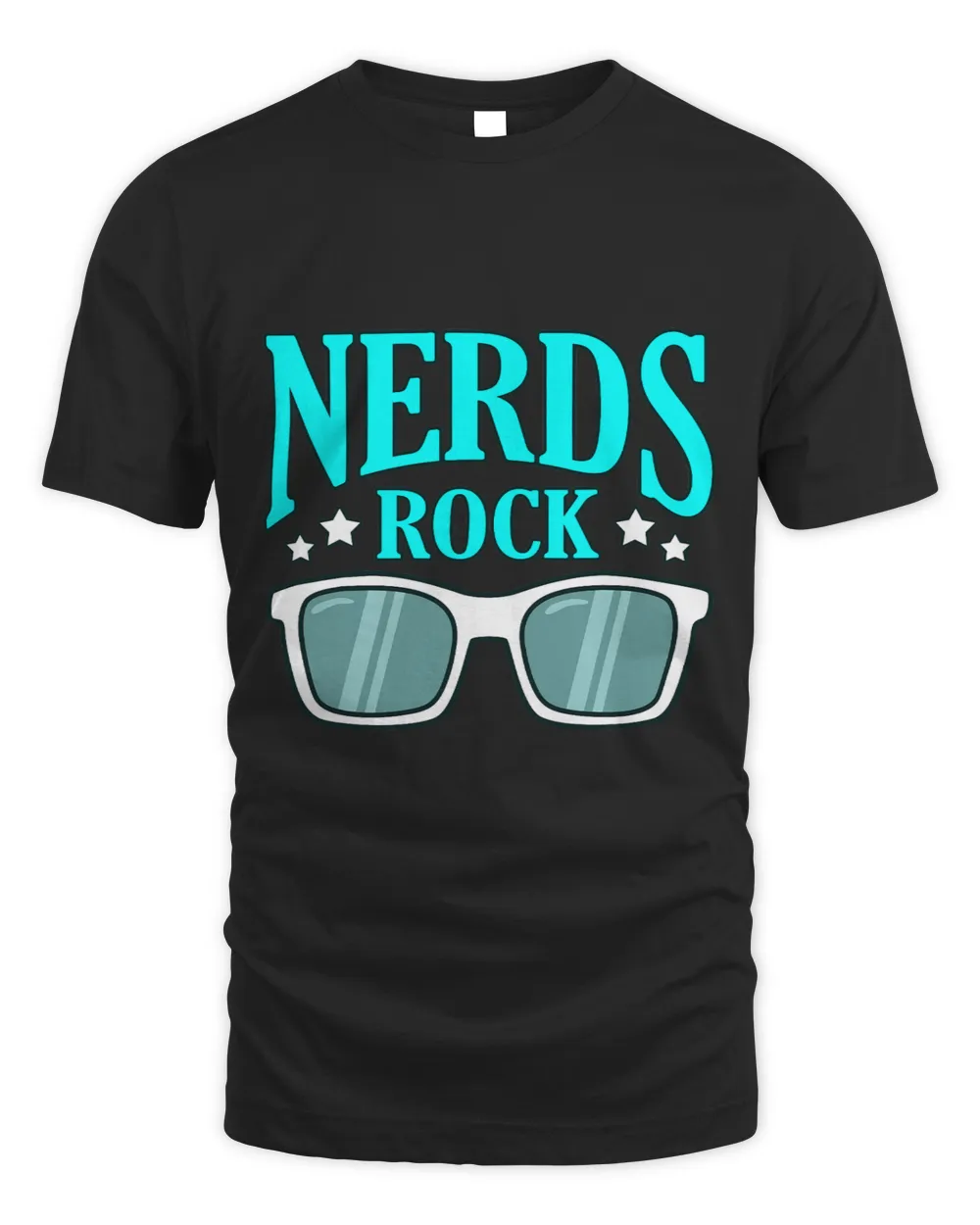 Computer Nerds Rock IT Tech Software Programmer Geek Graphic Unisex Standard T-Shirt black s