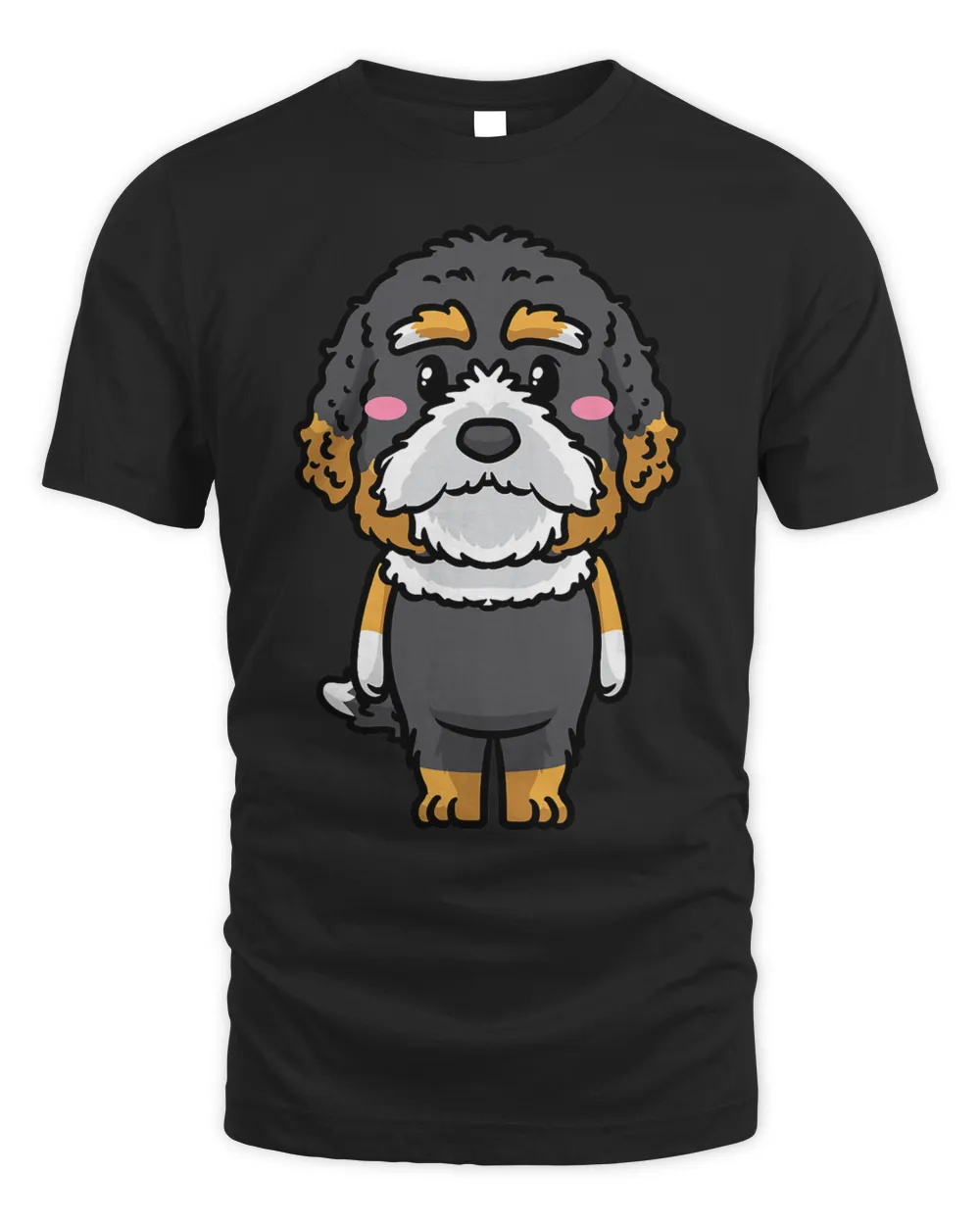 Bernedoodle Dog Emoticon