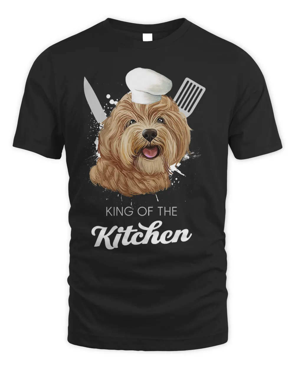 Cavapoo Dog King of the Kitchen Funny Cooking Dog Chef