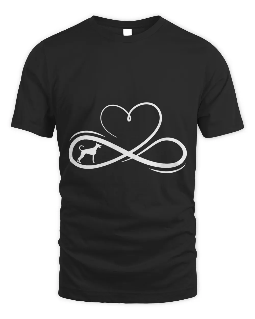 Doberman Pinscher Infinite Love Heart Infinity Symbol Design