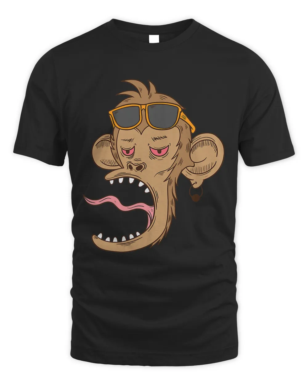 screaming Monkey with Sunglasses