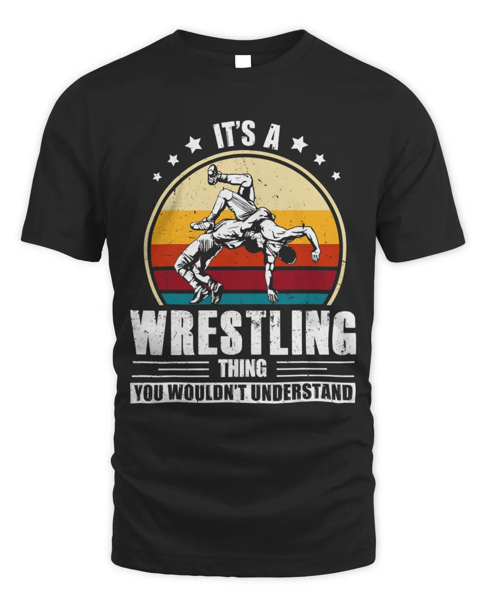 Funny Its A Wrestling Thing You Wouldnt Understand Unisex Standard T-Shirt black s