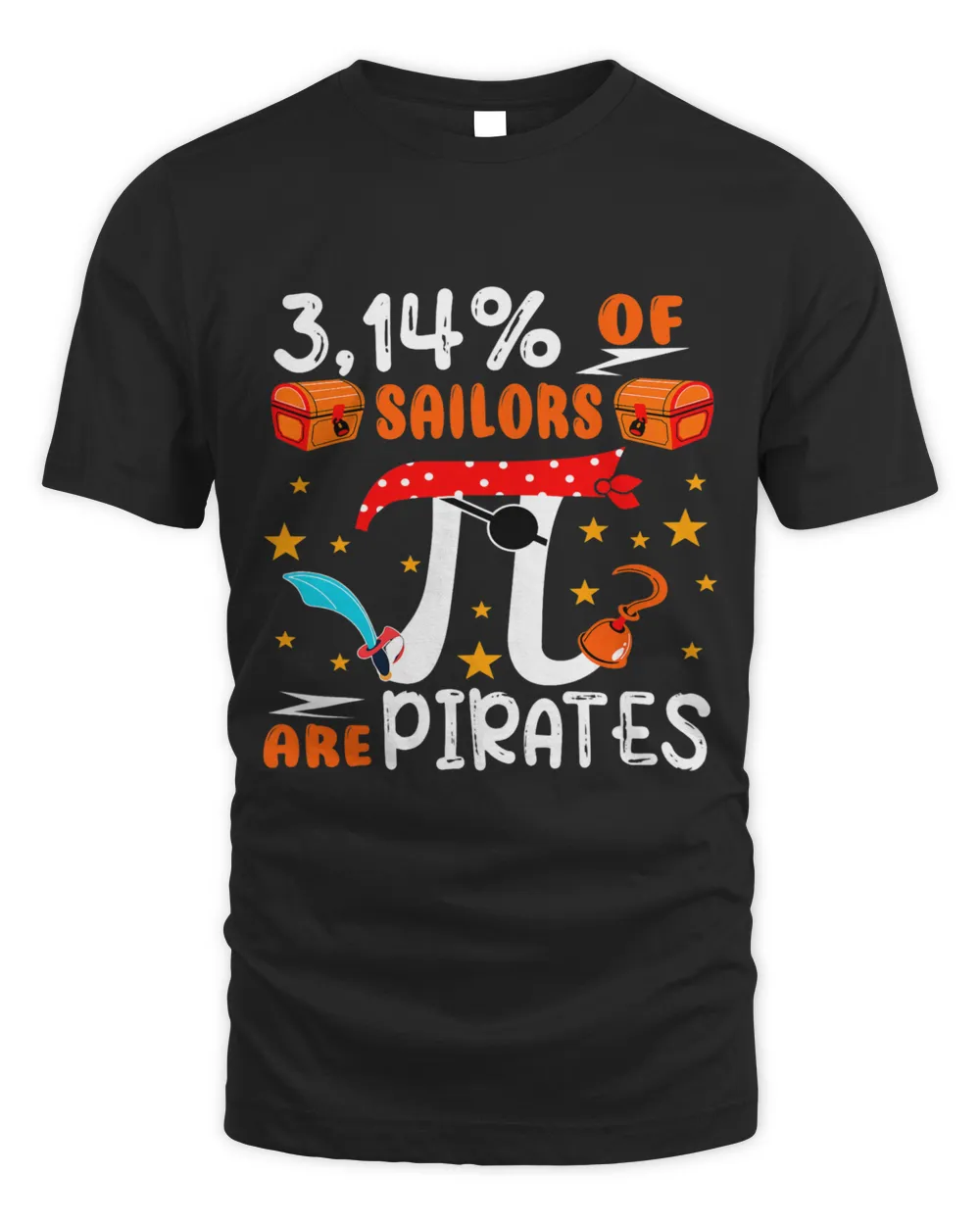 3.14 Percent Of Sailors Are Pirates Funny Pirate Lover Math