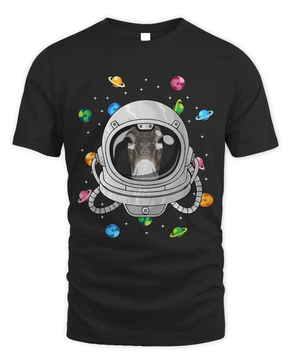 Donkey Astronaut Animal Deep In Space Cosmic Universe