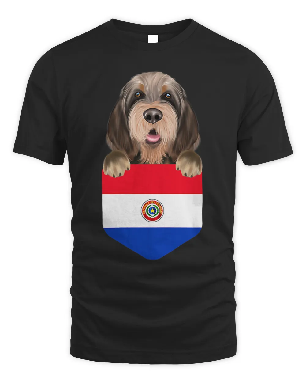Paraguay Flag Otterhound Dog In Pocket