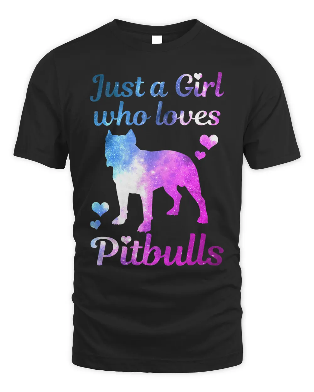 Womens Just A Girl Who Loves Pitbulls Pitbull Mom Dog Mama Gift 2