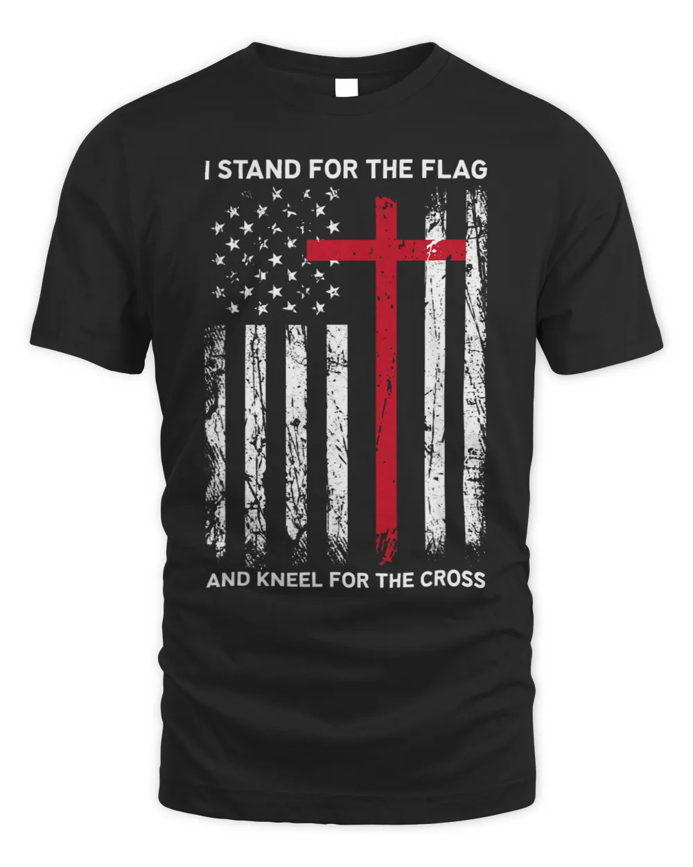 Patriotic Bible Stand For The Flag And Kneel For The Cross