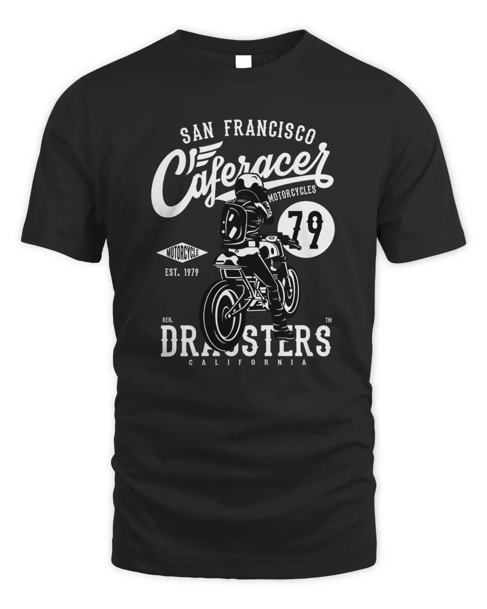 San Francisco Caferacer EST 1979 Unisex Standard T-Shirt black s