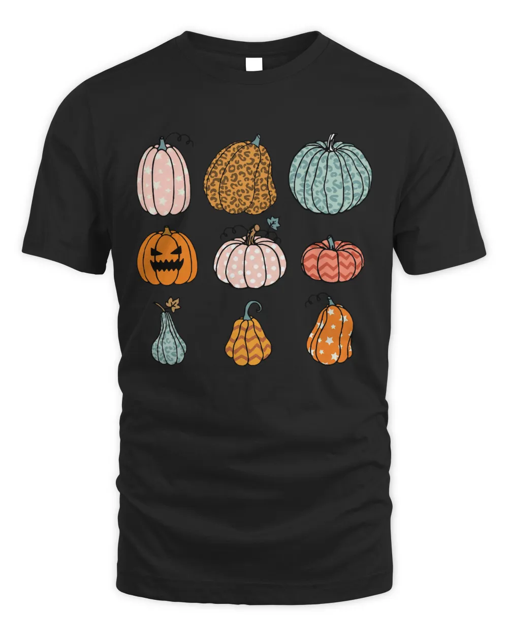 Pumpkin Varieties Fall Seaso T- Shirt Pumpkin Varieties Fall Season Thanksgiving Gifts For Women T- Shirt