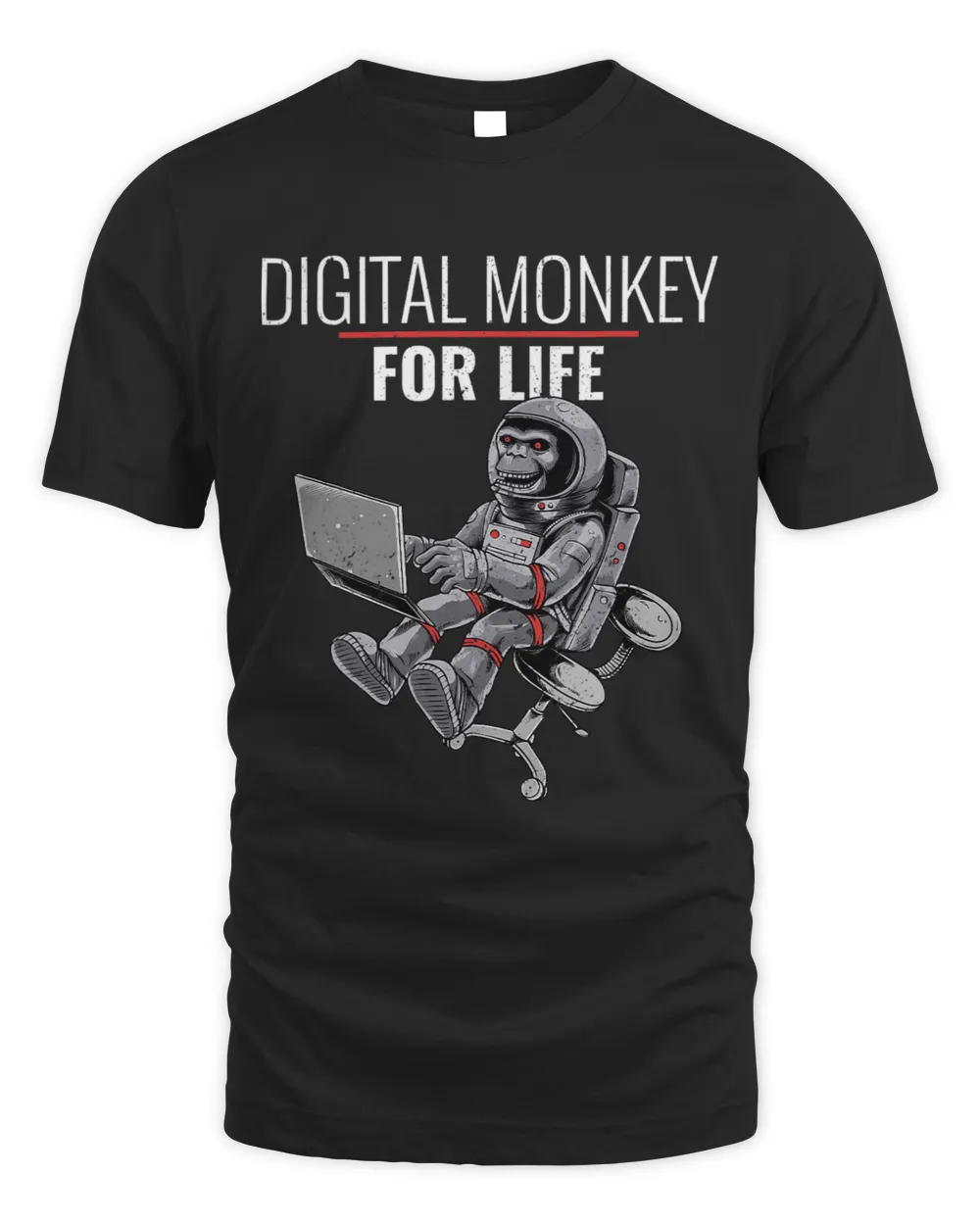 Digital nomad monkey nerd Space digital life