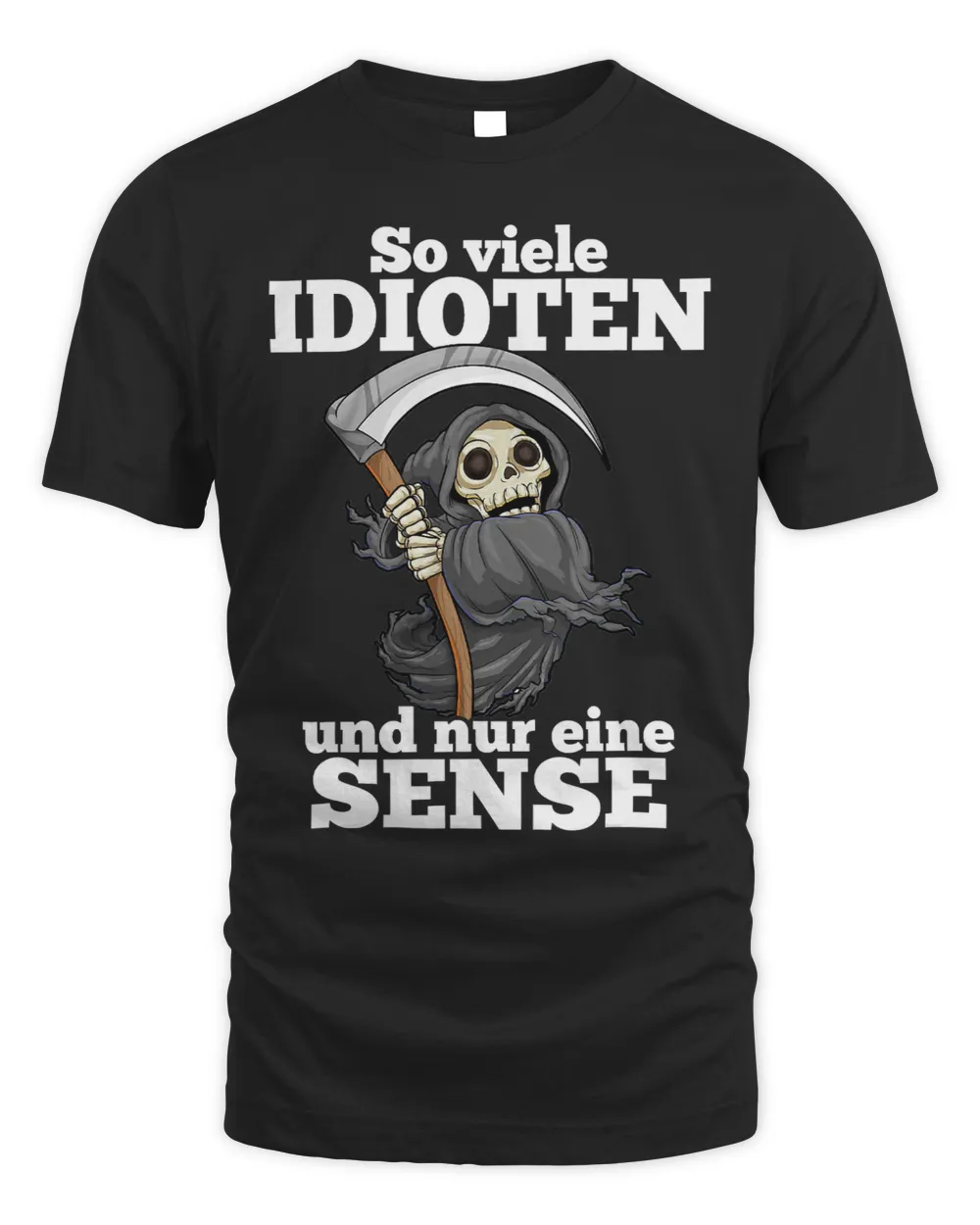 So Many Idiots And Only A Sense Sarcasm Irony 112 Unisex Standard T-Shirt black s