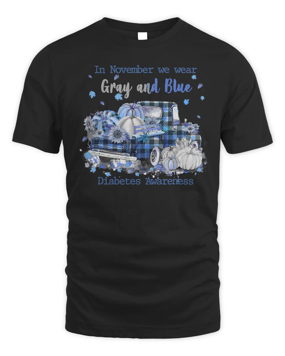 Diabetes In november we wear grey and blue truck diabetes awareness 284