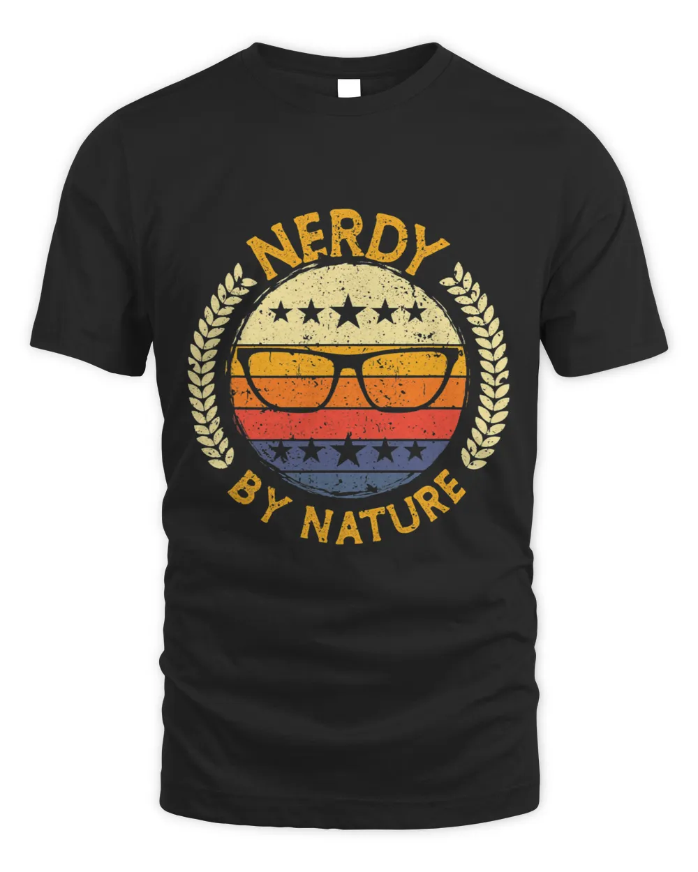 Nerdy by nature design for computer freaks nerds geeks Unisex Standard T-Shirt black s