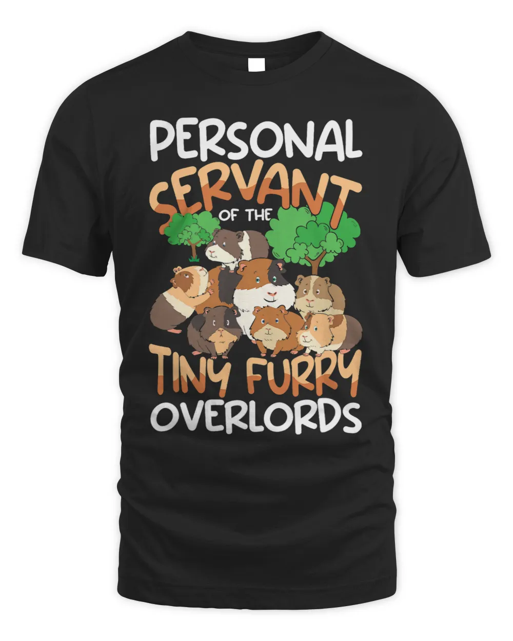 Personal Servant Of The Tiny Furry Overlords Unisex Standard T-Shirt black s