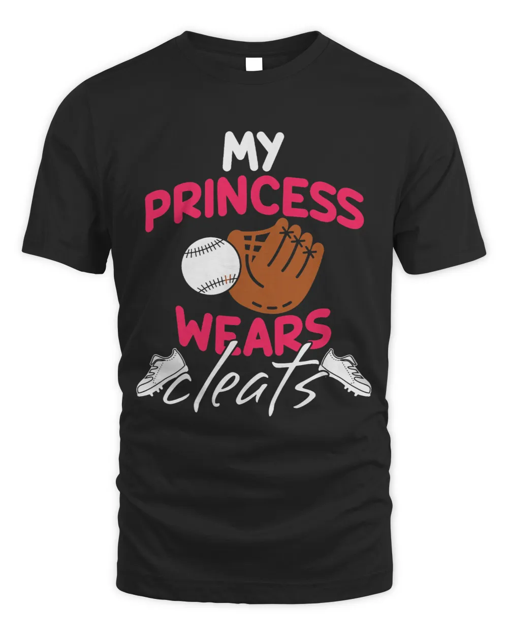 My Princess Wears Cleats Softball Princess Wears Cleats