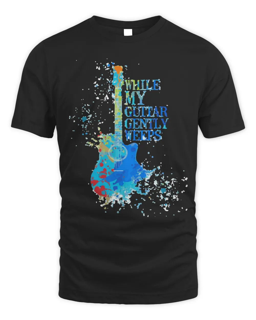 Guitar Guitarist While My Guitar Gently Weeps Design 125 musician Music