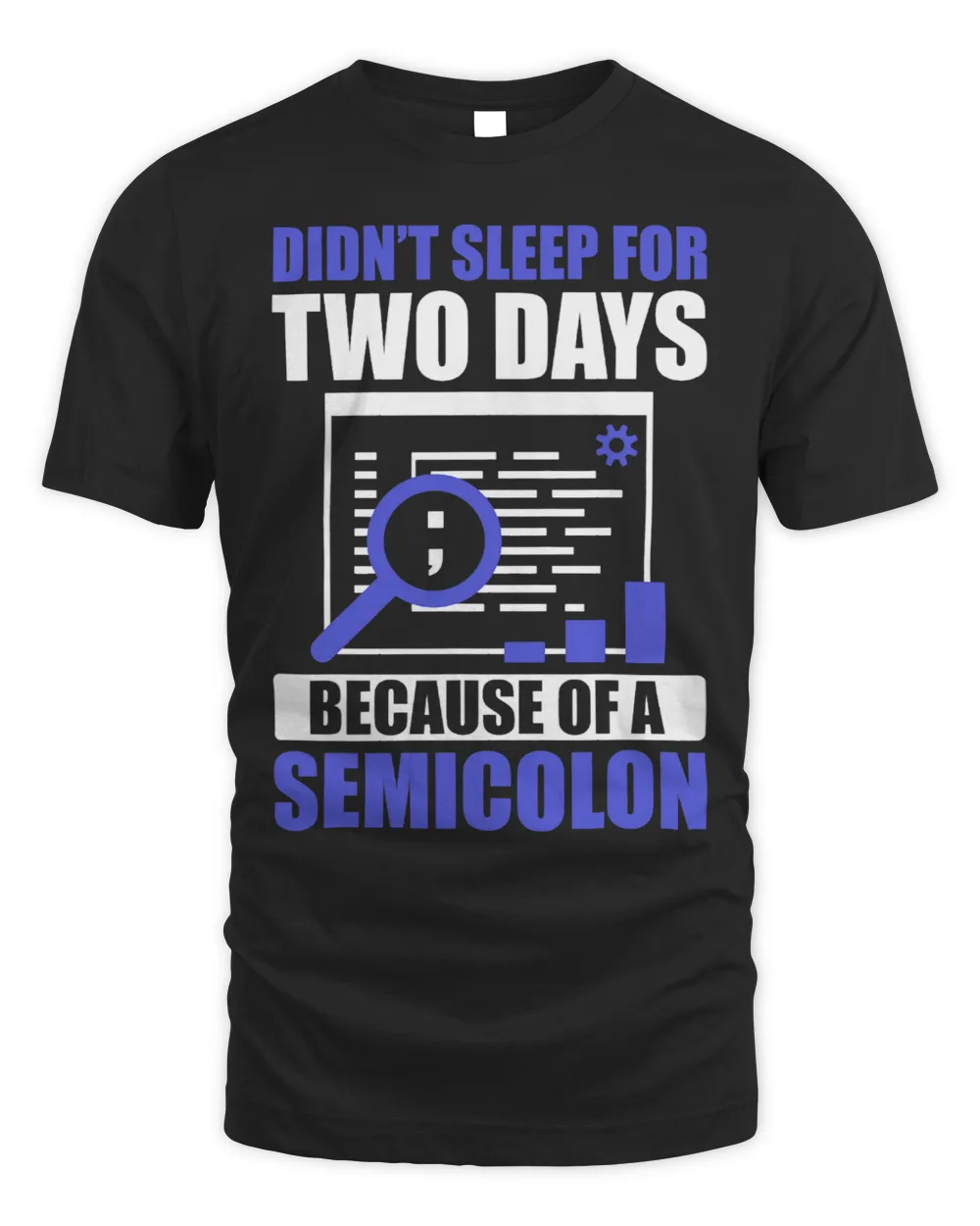 Programmer Computer Software Engineer Web Developer Coder Unisex Standard T-Shirt black s