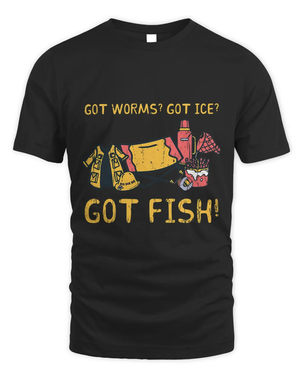 Got worms Got ice Got fish Ice Fishing 3