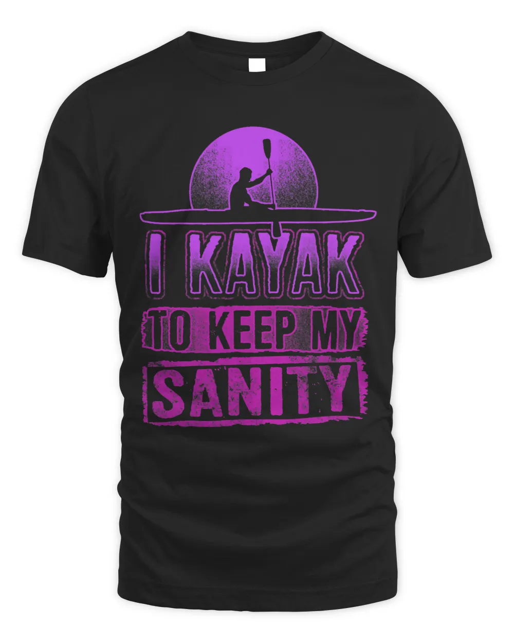 I KAYAK TO KEEP MY SANITY Funny Kayakers Kayaking Hoodie
