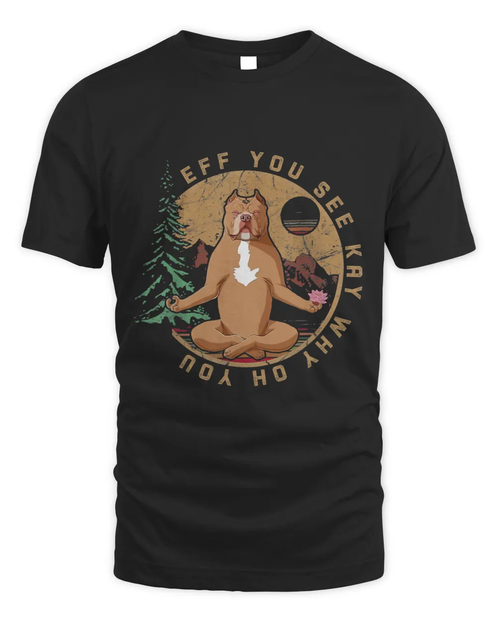 Eff You See Kay Why Oh You Funny Vintage Dog Yoga