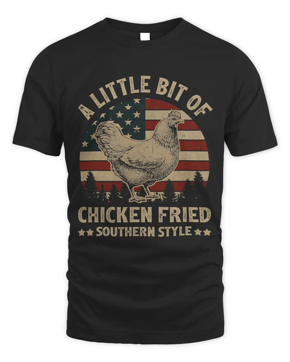 A Little Bit of Chicken Fried Southern Style USA FLag101