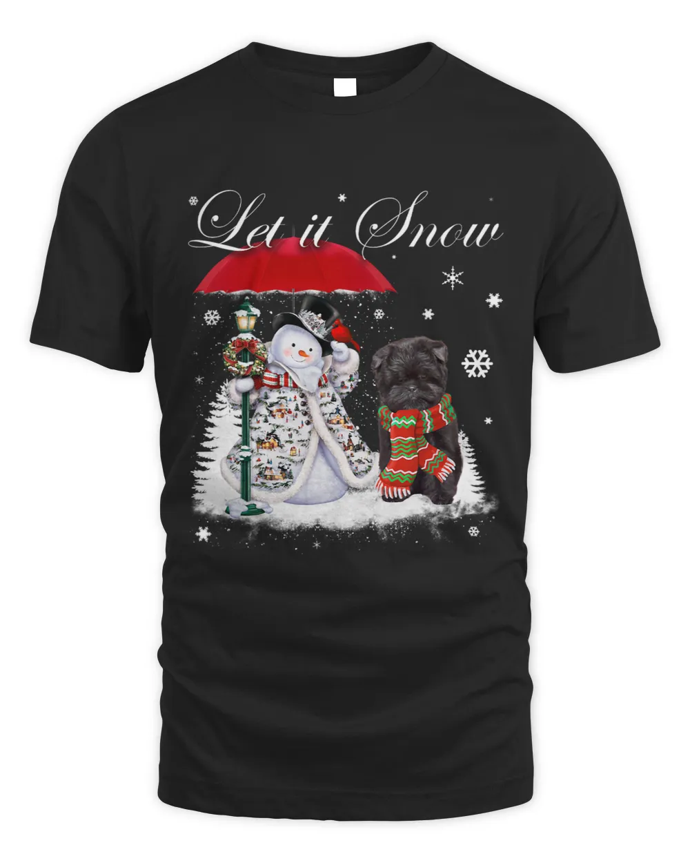 Affenpinscher Santa Dog Christmas Snowman Xmas Pajama 384