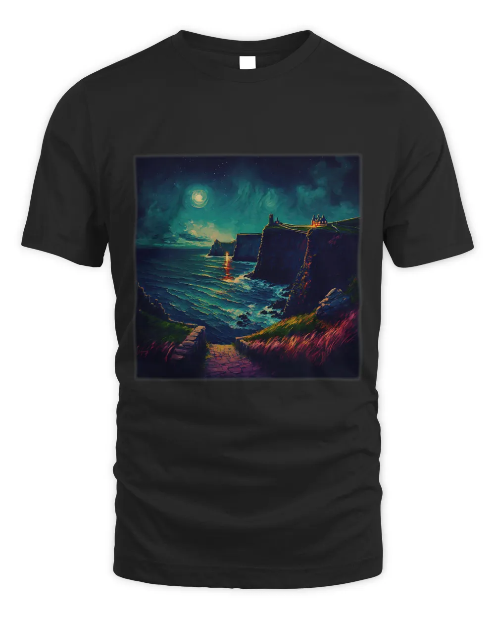Surrealism Starry Night Cliffs of Moher 69